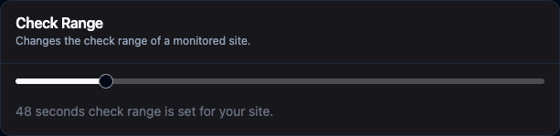 Check interval comparison